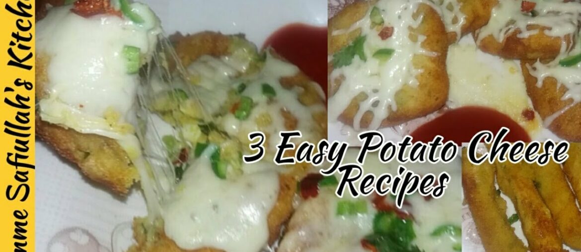 Cheesy potato Nuggets 3 simple ways|Easy Potato Snacks Recipe|Kids Tiffin box Idea Cheesy potato Nuggets 3 simple ways|Easy Potato Snacks Recipe|Kids Tiffin box Idea