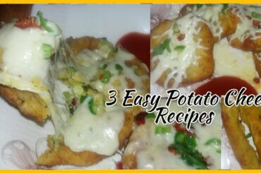 Cheesy potato Nuggets 3 simple ways|Easy Potato Snacks Recipe|Kids Tiffin box Idea