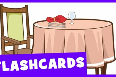 Learn Dining Room Vocabulary | Talking Flashcards