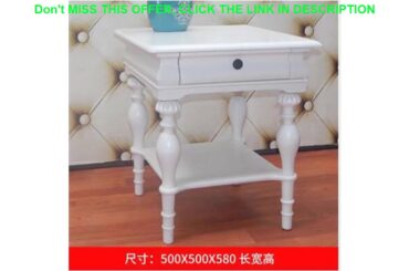 Slide American sofa edge cabinets living room round corner a few round coffee table solid wood Euro