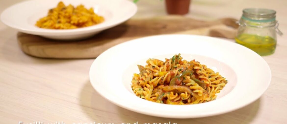 Fusilli with capsicum and masala | Barilla Pasta Recipes | Chef Ranveer Brar