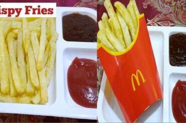 How to Make Crispy French Fries Recipe | Homemade Perfect French Fries Recipe by kitchen with Mehru.