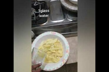 Finger chips recipe! Homemade French fries recipe!