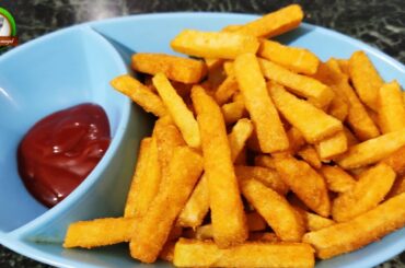 மொறு மொறு உருளைக்கிழங்கு Snacks/ POTATO FRIES/ FRENCH FRIES (INDIAN STYLE) recipe in Tamil