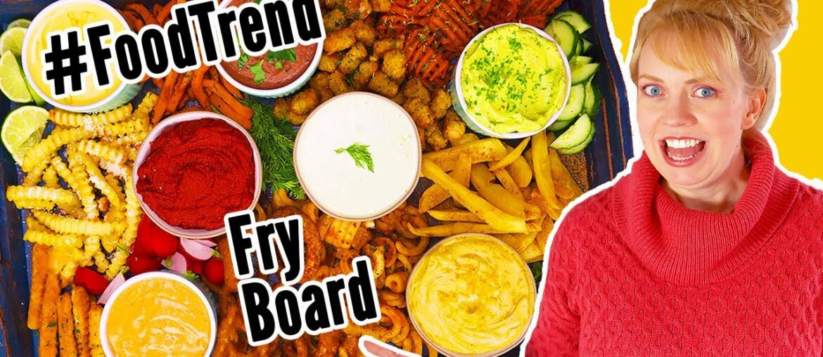 Fries Board Food Trend! - Are French Fry Boards Replacing the Cheese Board? Or Just for Dip-Aholics?