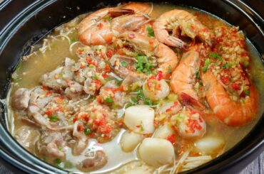 Make this Delicious Recipe in Just 10 Minutes! Super Easy Treasure Pot 速宝锅 Chinese One Dish Meal