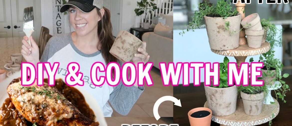 SPRING DIY AND EASY DINNER RECIPE / MODERN FARMHOUSE INSPIRED DECOR SPRING DIY AND EASY DINNER RECIPE / MODERN FARMHOUSE INSPIRED DECOR