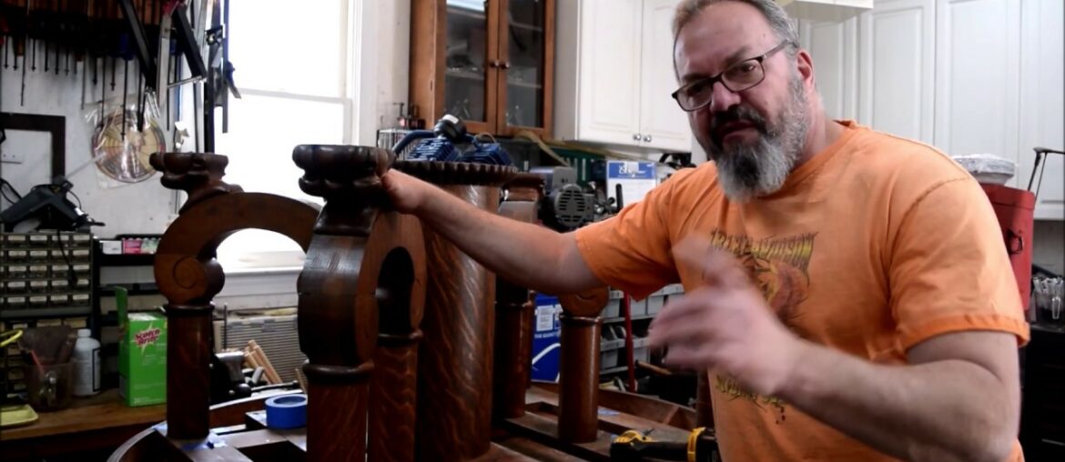 Repairing an antique oak dining table - Part 1