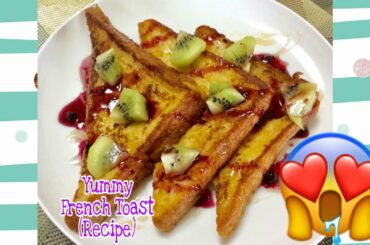 Easy French Toast With Kiwifruit And Berry Sauce(Recipe)