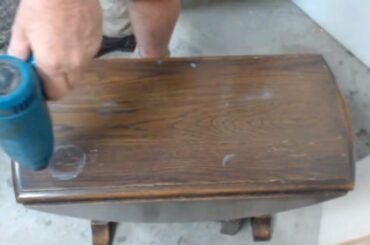 Removing wine glass water rings from furniture.