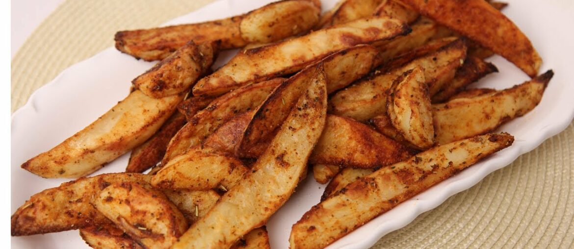 Spicy Roasted Potato Fries Recipe - Laura Vitale - Laura in the Kitchen Episode 425