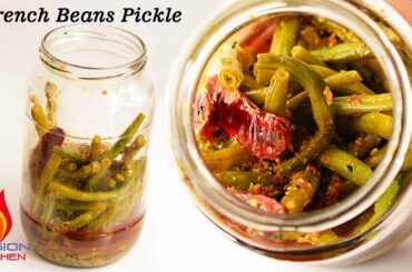 French Beans Pickle,Pickled Green Beans,Beans Ka Achar,French Beans Ka Achar,Achar Recipe,Pickle