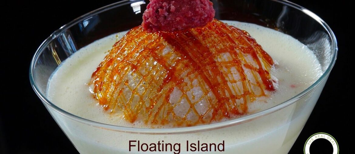 Floating Island / Oeufs à la Neige Recipe – Bruno Albouze – THE REAL DEAL Floating Island / Oeufs à la Neige Recipe – Bruno Albouze – THE REAL DEAL