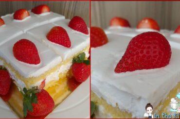 Fluffy Japanese Strawberry Shortcake Recipe - Japanese Strawberry Cake イチゴのショートケーキ