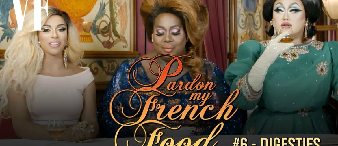 Drag Queens try french "Digestifs"   (w/ Latrice, Kim Chi, Shangela) | Pardon my french food #6 | VF