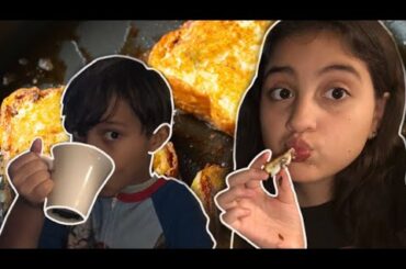 Making French Toast with me☺️! / Kinda of my first video - Ana