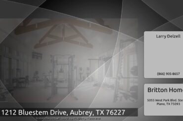 1212 Bluestem Drive, Aubrey, TX 76227