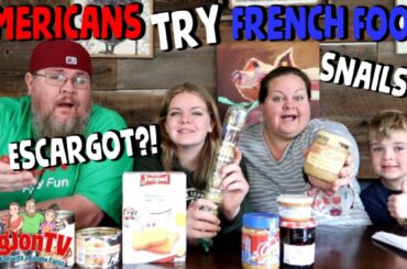 Americans Try French Food 🐌 *ESCARGOT*SNAILS??* || Foreign Food Friday