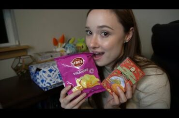 ASMR Eating French Snacks with your French Class Partner! (Universal Yums Mukbang)