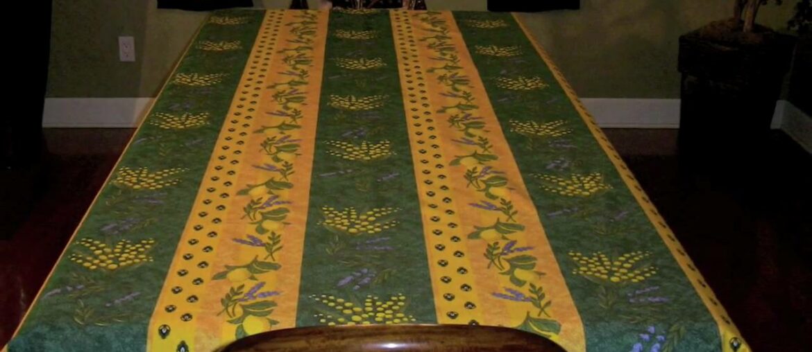 French Tablecloths from Provence Slideshow French Tablecloths from Provence Slideshow