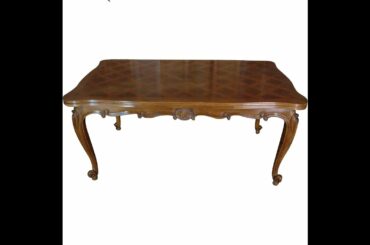 Antique Country French Louis XV Style Provencal Walnut Dining Table