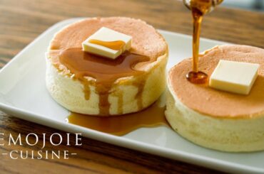 Japanese Soufflé Pancakes Recipe | スフレパンケーキの作り方 | Emojoie Cuisine