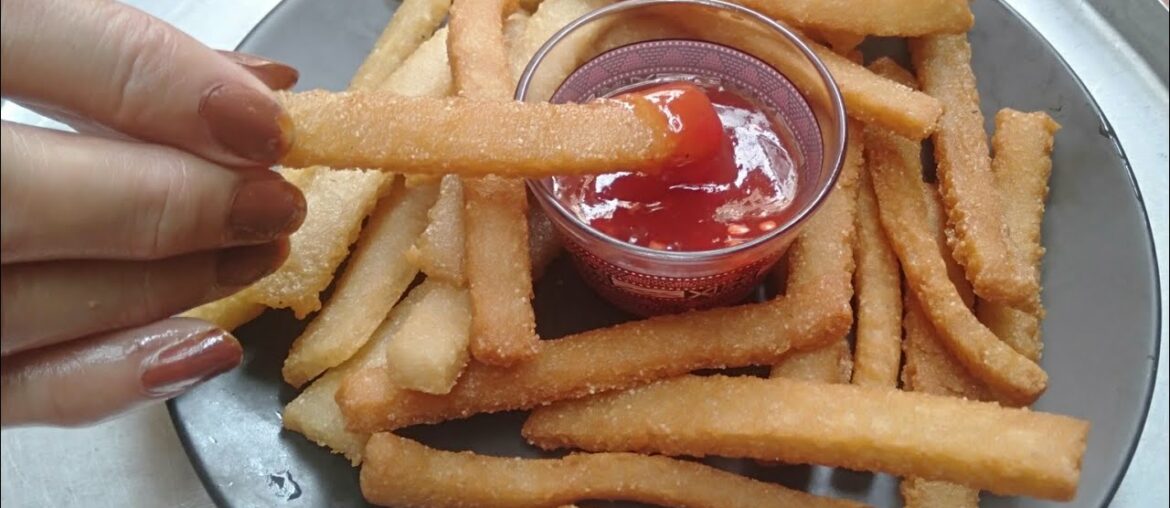 Suji French Fries Recipe | Easy 10 min crunchy semolina fry | Evening snacks