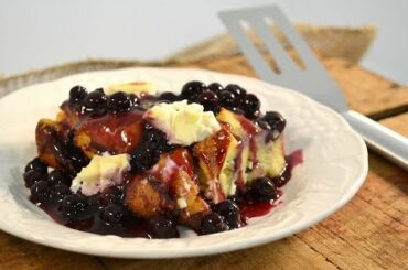 Baked French Toast Recipe - Blueberry Cream Cheese French Toast | RadaCutlery.com