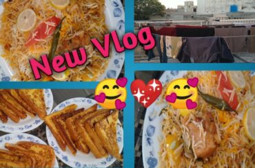 Sindhi Biryani | Tasty Delicious | Easy Recipe | French Toast | Laundry | Breakfast to Lunch Routine