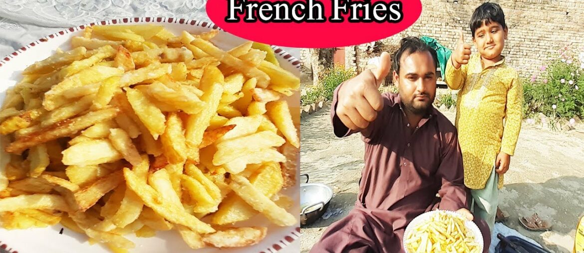 How To Make Crispy French Fries Recipe ||French Fries Recipe In Village Style || Potato French Fries