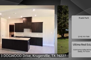 113 DOGWOOD Drive, Krugerville, TX 76227