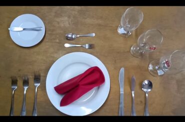 American and French Table Set Up ICNHS 2019-2020