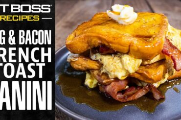 Egg and Bacon French Toast Panini on the Platinum Series KC Combo Grill | Pit Boss Grills Recipes
