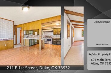 211 E 1st Street, Duke, OK 73532