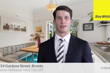 GARDEN APARTMENT: ONE STREET FROM THE BEACH - 5/24 Gardyne St, Bronte