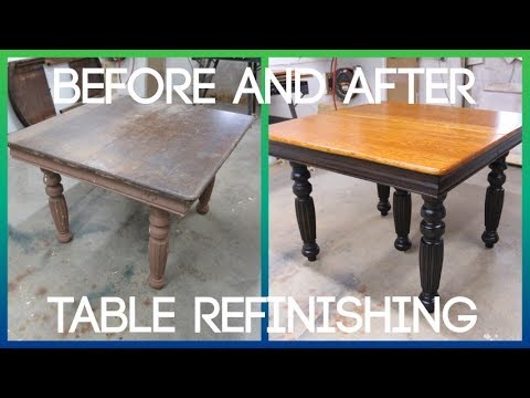 Oak Dining Room Table | Furniture Refinishing Restoration Repair | 10.7.19 Oak Dining Room Table | Furniture Refinishing Restoration Repair | 10.7.19