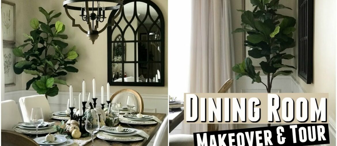 Dining Room Makeover Reveal & Tour | Before & After | Modern Farmhouse Dining Room Makeover Reveal & Tour | Before & After | Modern Farmhouse