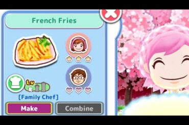 How to cook French Fries *full recipe*  in Cooking Mama: Let's Cook Gameplay / Walkthrough