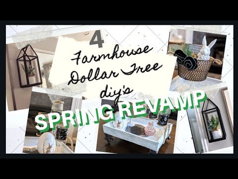 4 French Country Farmhouse Dollar Tree DIY's Re-Vamped for SPRING & Easter 4 French Country Farmhouse Dollar Tree DIY's Re-Vamped for SPRING & Easter