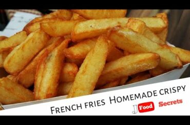 French fries Recipe | Homemade crispy fries recipe|  Restaurant style | J Food secrets