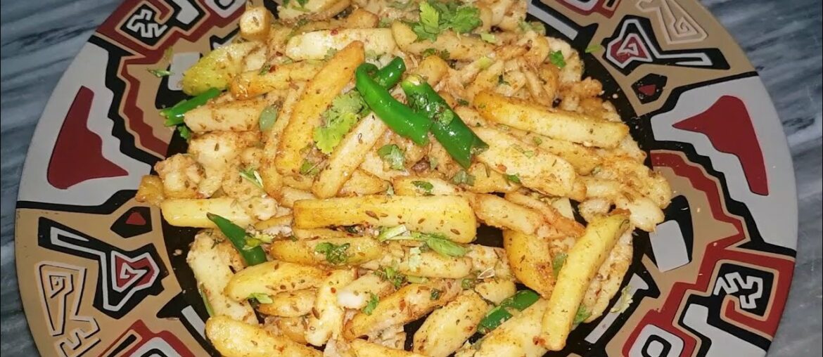 Spicy Potato Fries Different Recipe of potato by Saima's Kitchen