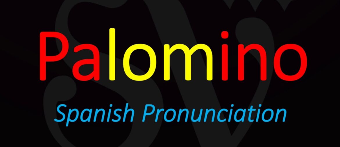 How to Pronounce Palomino? (CORRECTLY) Spanish Wine Grape Pronunciation How to Pronounce Palomino? (CORRECTLY) Spanish Wine Grape Pronunciation