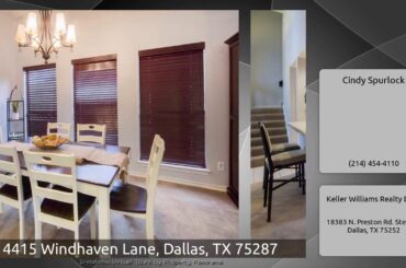 4415 Windhaven Lane, Dallas, TX 75287