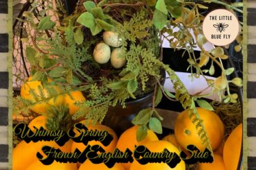 Whimsy Spring French Country Living-room ~Spring Floral Arrangements~Decorate with Me!