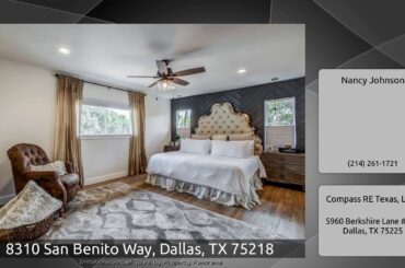 8310 San Benito Way, Dallas, TX 75218