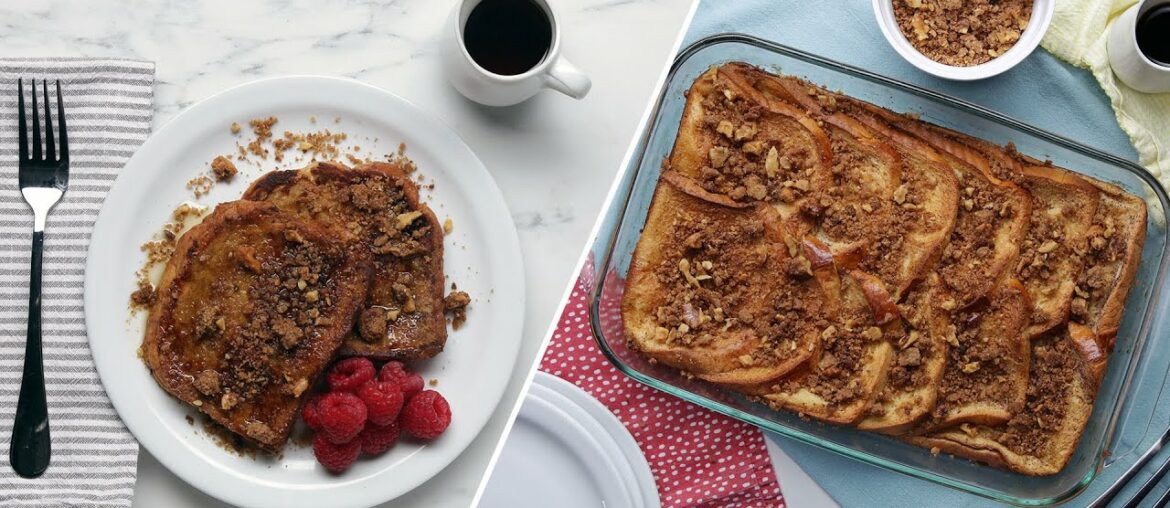 French Toast For Two Vs. French Toast For a Crowd • Tasty French Toast For Two Vs. French Toast For a Crowd • Tasty
