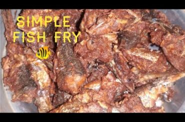 Simple Fish fry /Fish fry recipe in tamil /மீன் வறுவல் /Easy &tasty fist fry