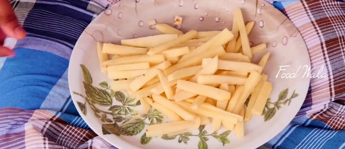 French Fries Recipe in 5 minutes  Home Made #FrenchFries Recipe  Food Wala  Bachelor's Boys