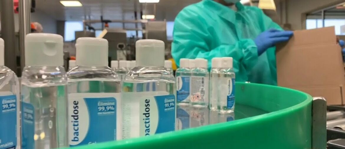 French factories producing anti-viral alcohol hand gel at 'full capacity' | AFP