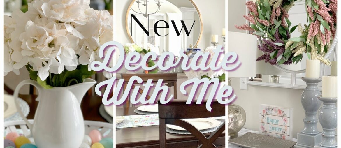 NEW SPRING 2020 DECORATE WITH ME | SPRING DINING ROOM AND ENTRYWAY NEW SPRING 2020 DECORATE WITH ME | SPRING DINING ROOM AND ENTRYWAY